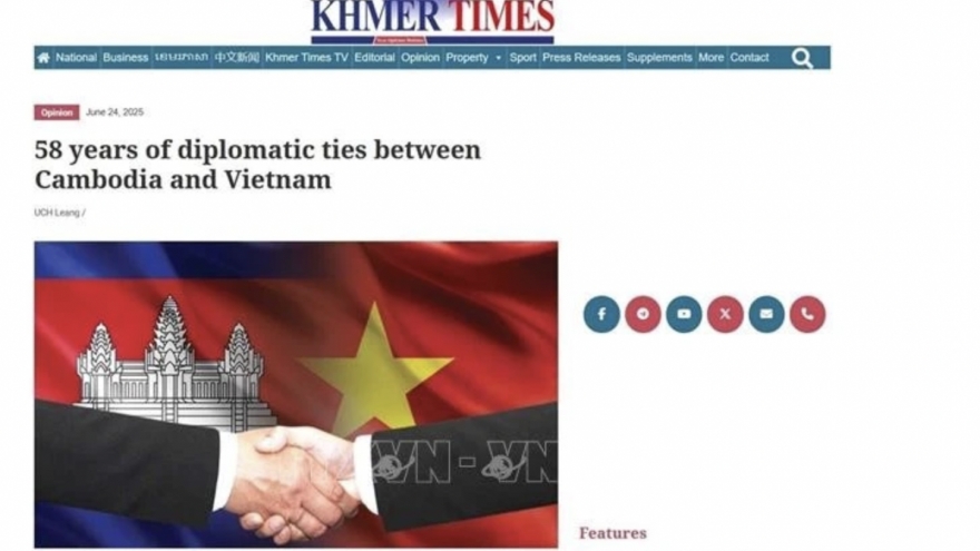 Vietnam–Cambodia relations thriving across all sectors: Cambodian scholar